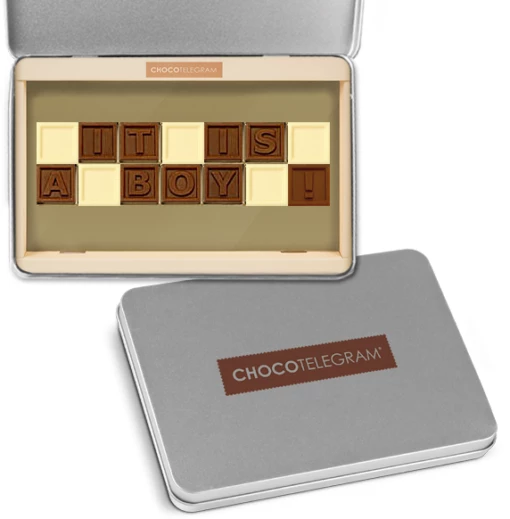 IT IS A BOY! -Outlet CHOCOLISSIMO Store 1524127336101
