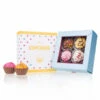 4 Cupcake-Pralinen - Bunt 2 4 Cupcake-Pralinen - Bunt -Outlet CHOCOLISSIMO Store 4 Cupcake Pralinen Bunt