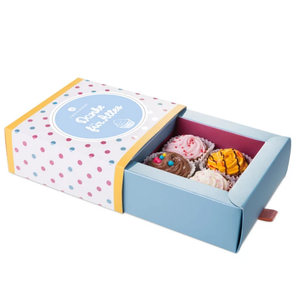 4 Cupcake-Pralinen - Danke 4 4 Cupcake-Pralinen - Danke – Bild 2