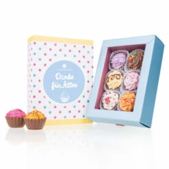 6 Cupcake-Pralinen - Danke