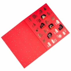 Adventskalender - Rot - Ohne Alkohol -Outlet CHOCOLISSIMO Store Adventskalender rot ohne Alkohol 2