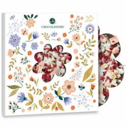 Blume Mit Rhabarber, Himbeeren, Kokos - Schokolade