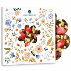 Blume Mit Aprikose, Blaubeeren, Erdbeeren