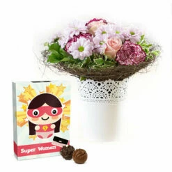 Blumenstrauß Und Super Woman