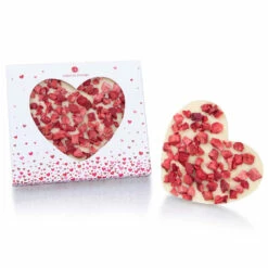 ChocoHerz - Weiße Schokolade Mit Erdbeeren