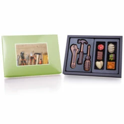 ChocoPostcard Midi - Werkzeuge Und Pralinen