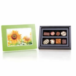 ChocoPostcard Mini - Grün - Alkoholfrei