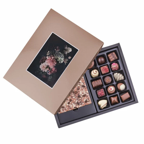 ChocoPostcard Mit Schokoquadrat - Vollmilch 4 ChocoPostcard Mit Schokoquadrat - Vollmilch – Bild 2