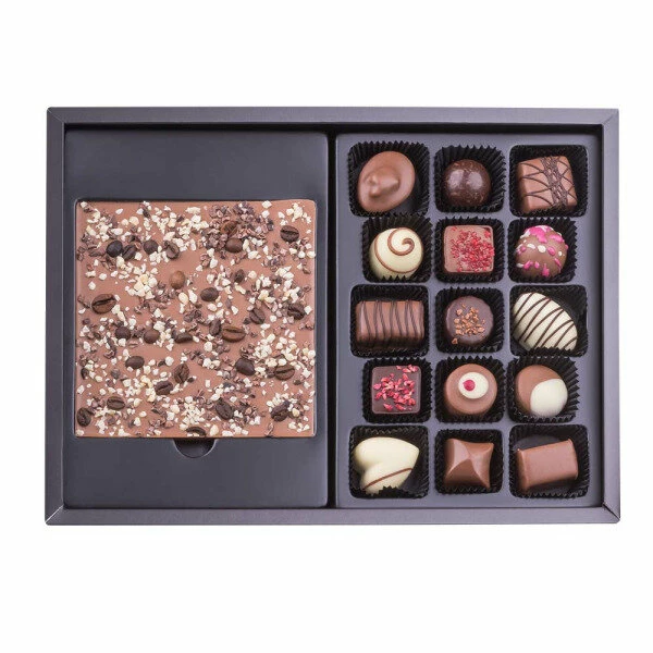 ChocoPostcard Mit Schokoquadrat - Vollmilch 5 ChocoPostcard Mit Schokoquadrat - Vollmilch – Bild 3