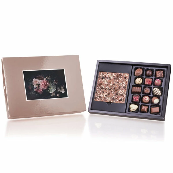 ChocoPostcard Mit Schokoquadrat - Vollmilch 3 ChocoPostcard Mit Schokoquadrat - Vollmilch