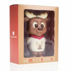 ChocoRentier Mit Weißem Pullover - Schokolade