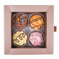 Cupcakes 4 - Gold - Pralinen 8 Cupcakes 4 - Gold - Pralinen -Outlet CHOCOLISSIMO Store Cupcakes 4 Gold Pralinen 2