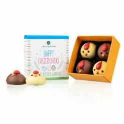 Set Jutebeutel Mit Holzanhänger - Schokolade -Outlet CHOCOLISSIMO Store EASTER SET Jutebeutel 1 2