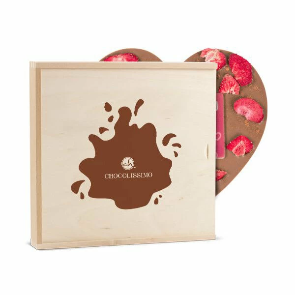 Herz 'Love' Mit Chili, Erdbeeren - Schokolade 3 Herz 'Love' Mit Chili, Erdbeeren - Schokolade