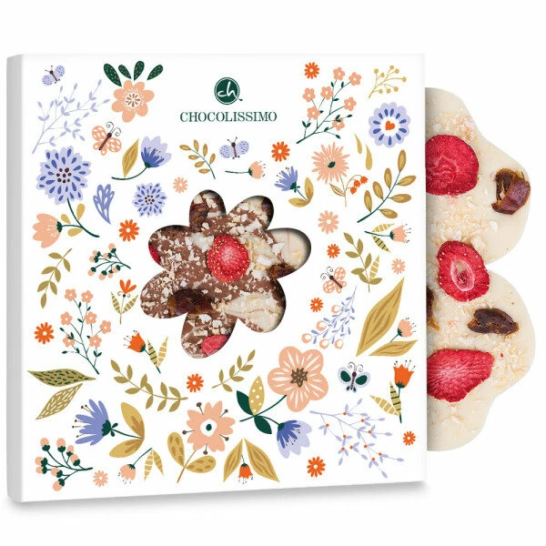 Kleeblatt Mit Früchten - Schokolade 3 Kleeblatt Mit Früchten - Schokolade