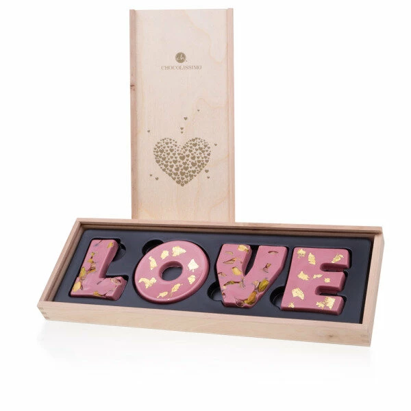 LOVE - Schokobuchstaben - Ruby 3 LOVE - Schokobuchstaben - Ruby
