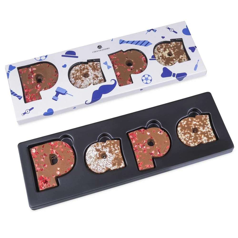 PAPA - Buchstaben Aus Vollmilchschokolade 3 PAPA - Buchstaben Aus Vollmilchschokolade