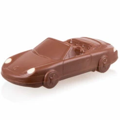 Titelseite -Outlet CHOCOLISSIMO Store Porsche Cabrio Schokolade 1