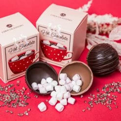 Schokoladenkugel Mit Marshmallows 9 Schokoladenkugel Mit Marshmallows -Outlet CHOCOLISSIMO Store Schokoladenkugel mit Marshmallows 3