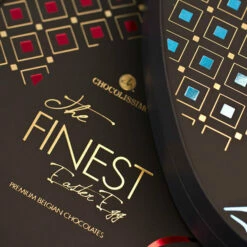 The Finest Easter Egg – Blue - Osterei-Pralinen -Outlet CHOCOLISSIMO Store The Finest Easter Egg Blue 3