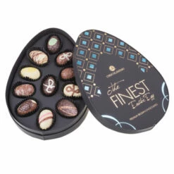 The Finest Easter Egg – Blue Mini -Outlet CHOCOLISSIMO Store The Finest Easter Egg Blue Mini 1
