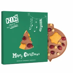 Weihnachtskugel Aus Vollmilchschokolade