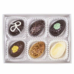 White L With Eggs - Osterei-Pralinen -Outlet CHOCOLISSIMO Store White L with eggs 3